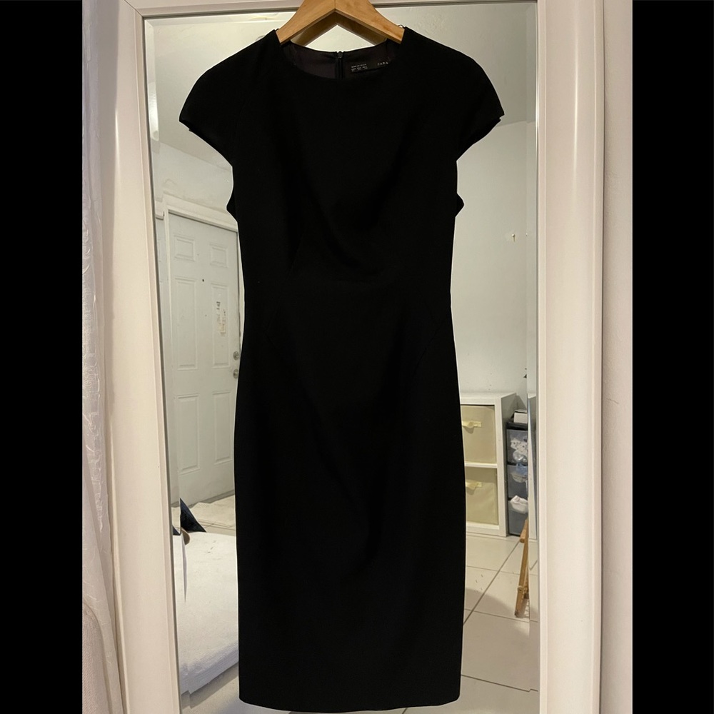Zara classy black dress